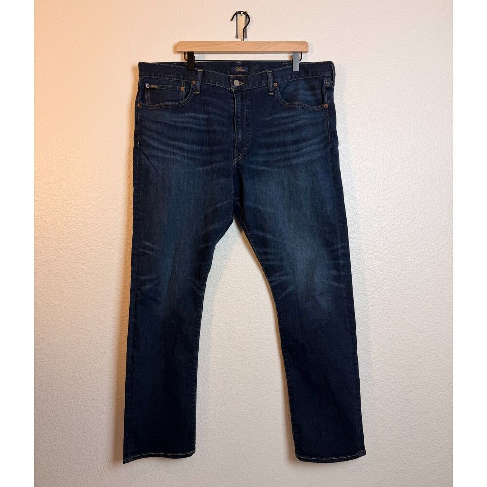 Polo Ralph Lauren Sullivan Slim Jeans 40x32 Dark Wash Blue Denim Stretch Cotton